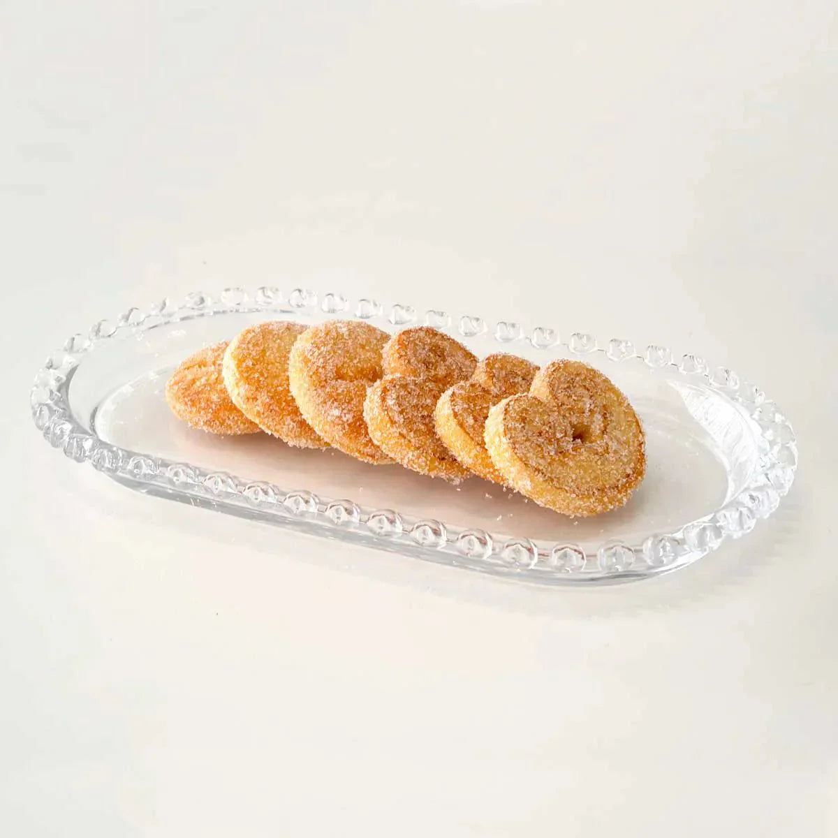 Travessa Oval Cristal de Chumbo Coração 25cm