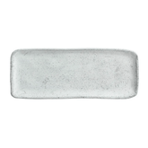 Travessa Retangular Orgânica Echo Branca 33cm