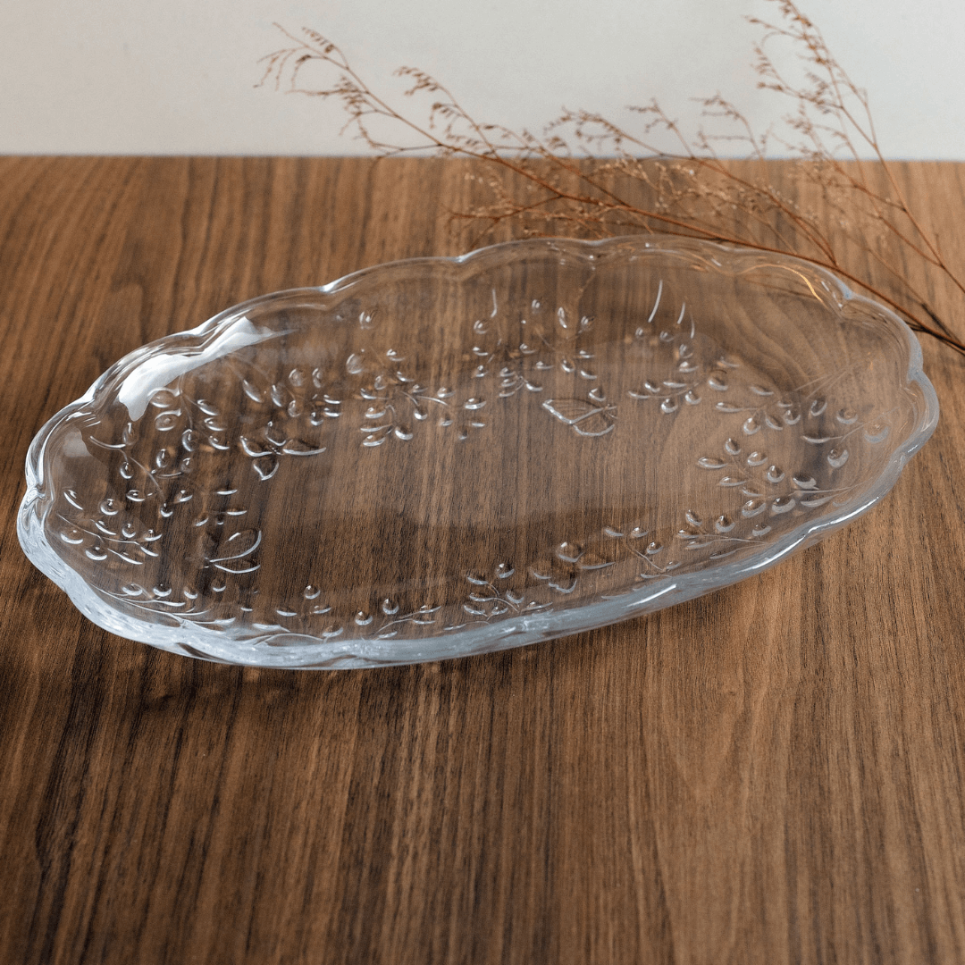 Travessa de Vidro New Butterfly 31cm