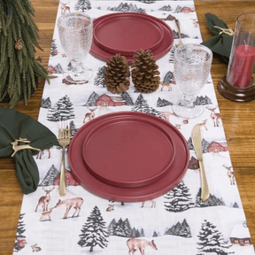 Trilho de Mesa Coloratta Bosque 170cm x 45cm Natal