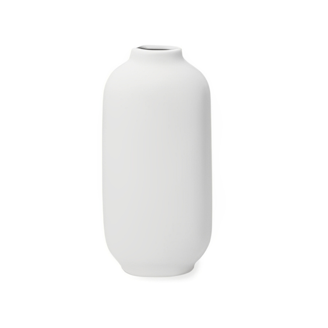 Vaso Decorativo em Cerâmica Branco 28cm
