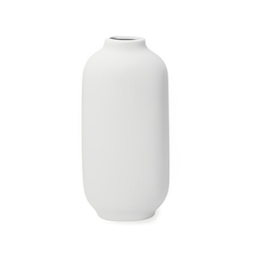 Vaso Decorativo em Cerâmica Branco 28cm