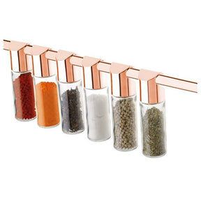 Vidros para Temperos e Condimentos 6 Peças Rose Gold