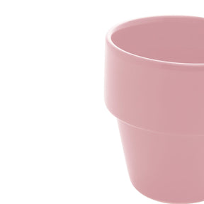 Xícara de Café Cerâmica Empilhável Rosa 90ml