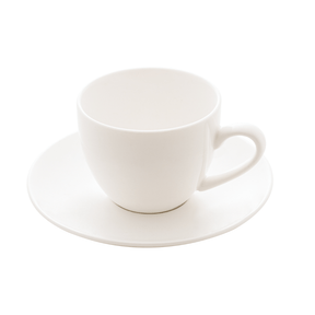 Xicara de Café com Pires de Porcelana Clear 100ml