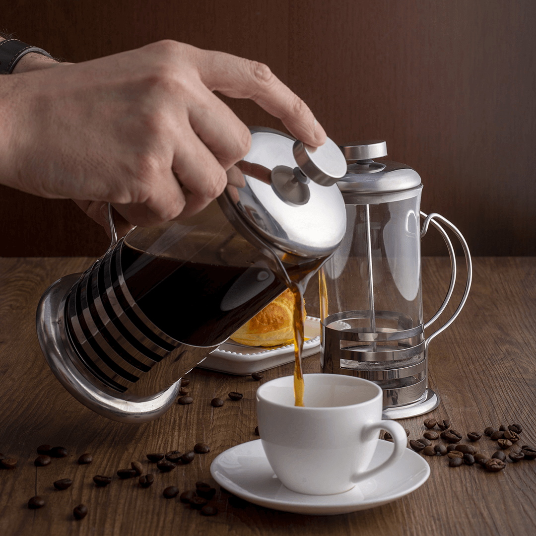 Xicara de Café com Pires de Porcelana Clear 100ml