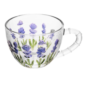 Xícara de Chá com Pires Lavanda 220ml